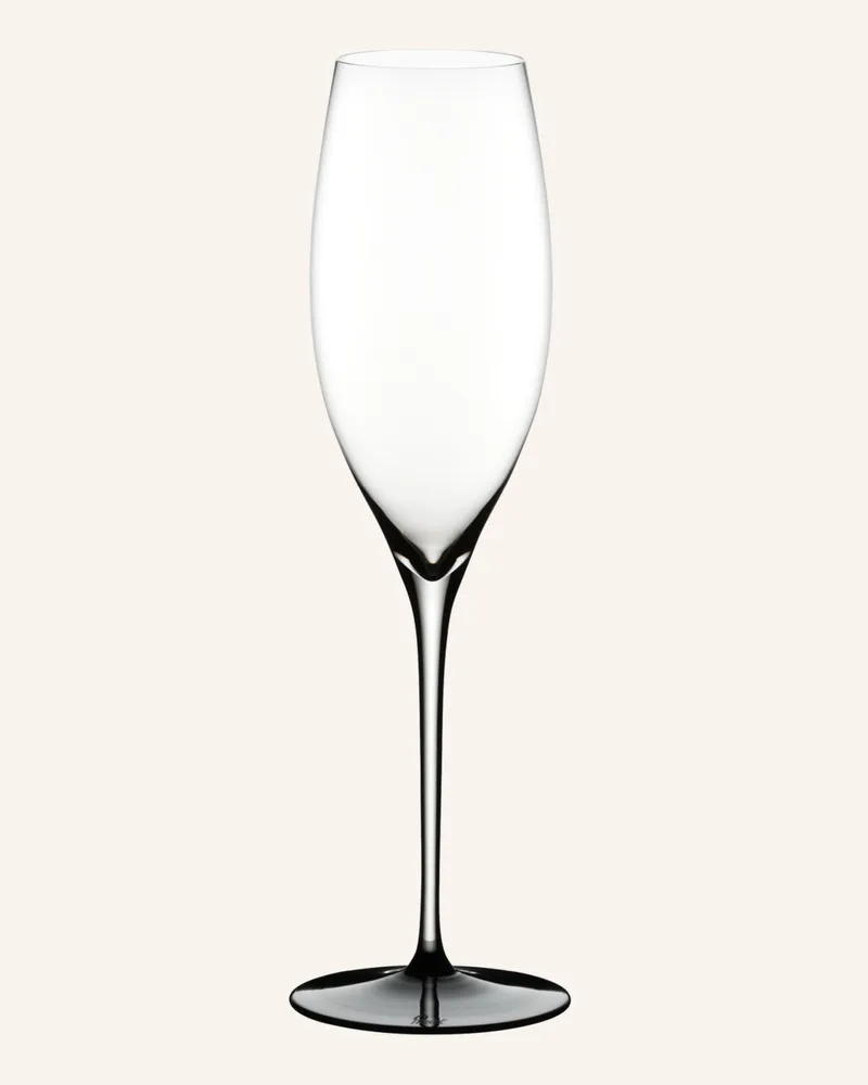 Riedel Champagnerglas Black Tie schwarz Schwarz