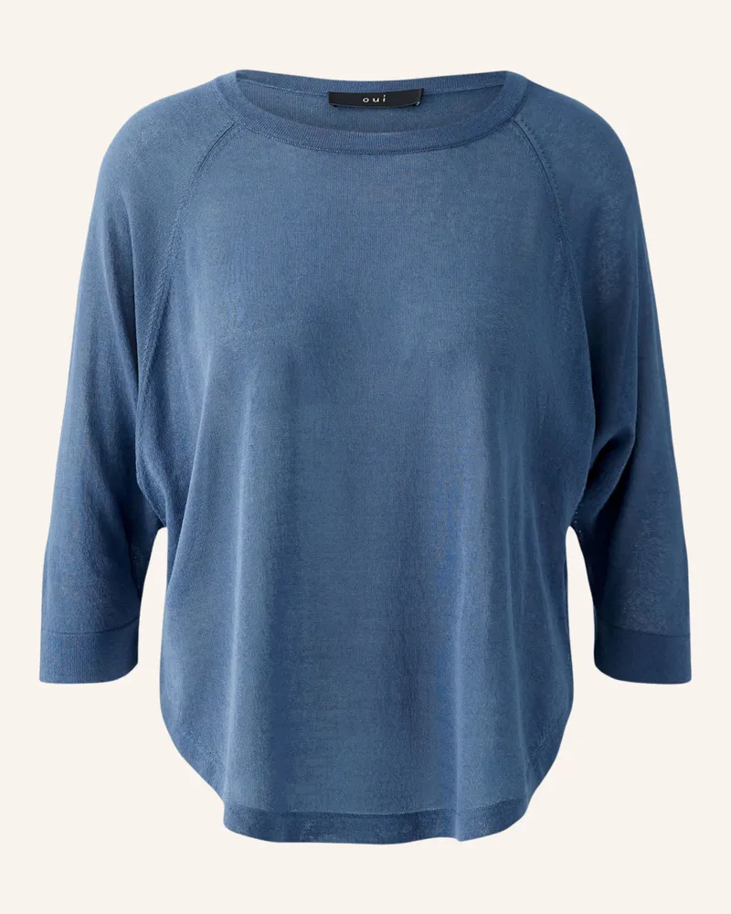 Oui  Pullover Blau