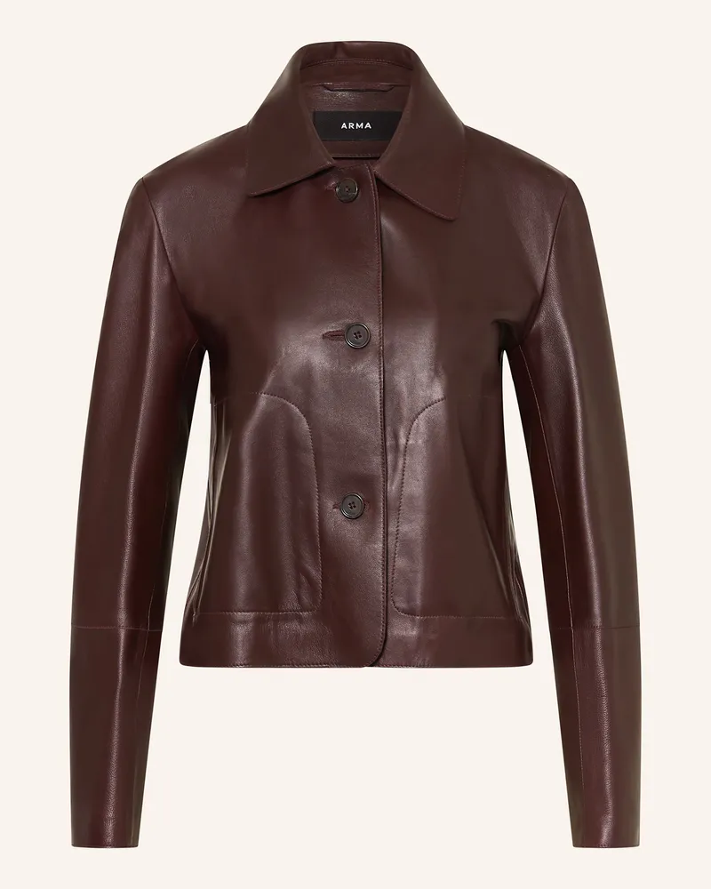 Arma Lederjacke EMY Dunkelrot