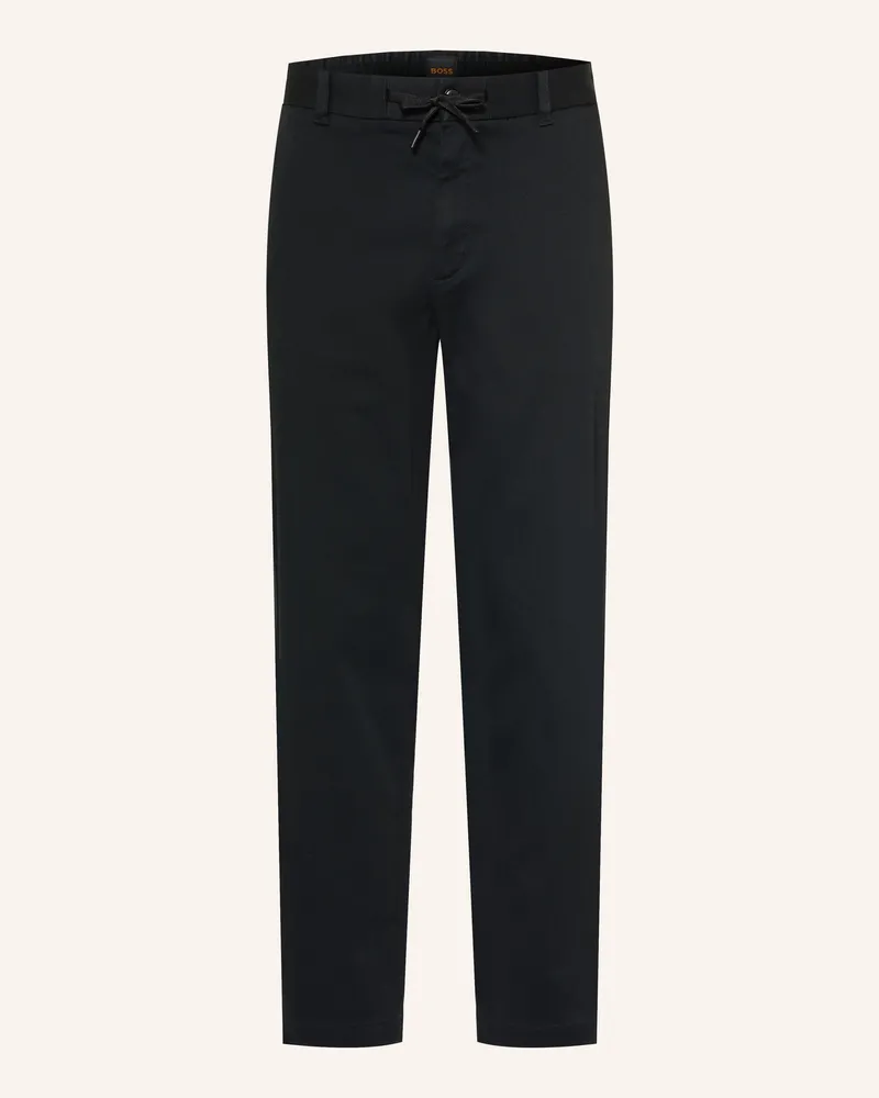 HUGO BOSS Chino Tapered Fit schwarz Schwarz