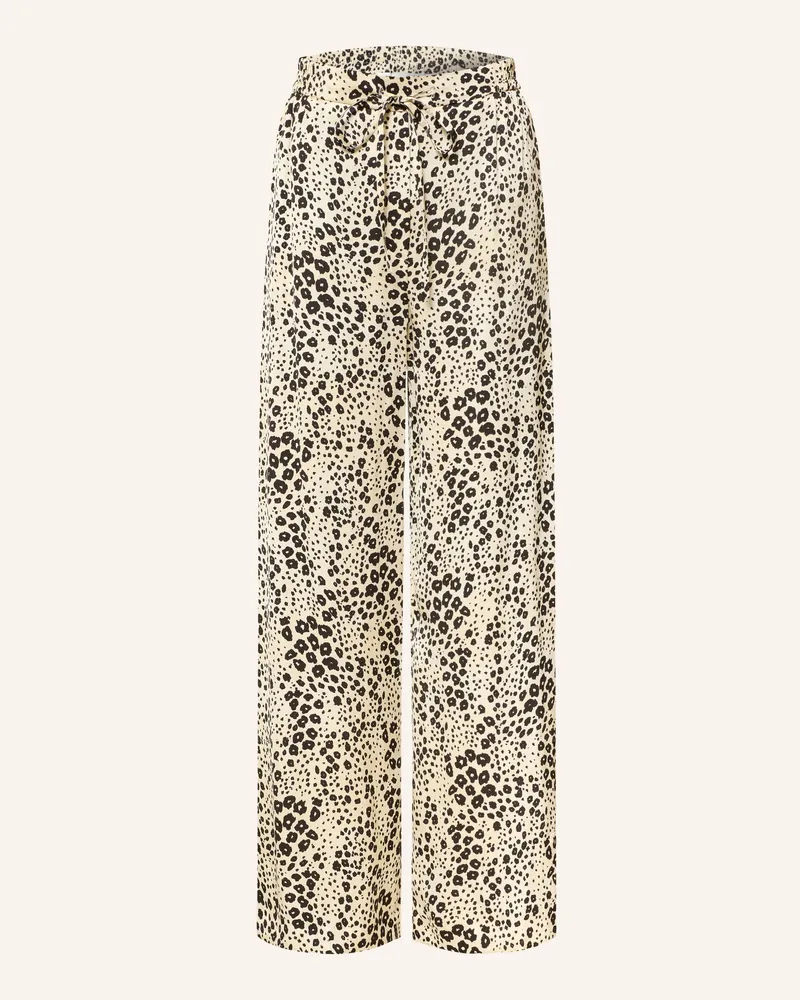 Claudie Pierlot Marlenehose Aus Satin beige Creme