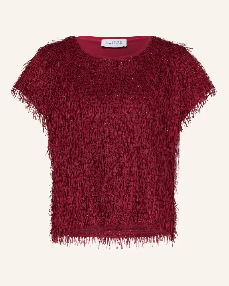 Joseph Ribkoff T-Shirt Mit Glitzergarn rot Dunkelrot