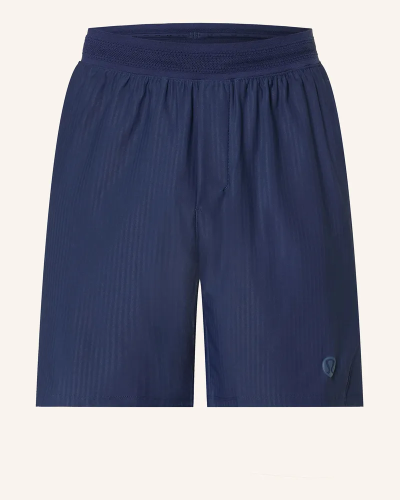 LULULEMON Tennisshorts STRIPED MESH 7IN Dunkelblau
