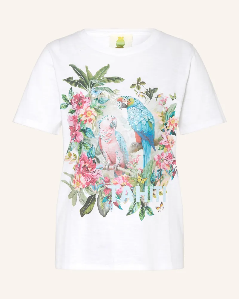 Princess goes Hollywood T-Shirt mit Schmucksteinen Weiss