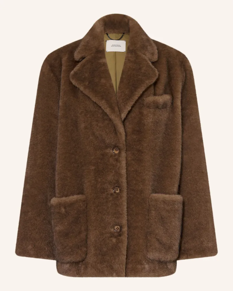 Dorothee Schumacher Kunstfell-Jacke braun Braun