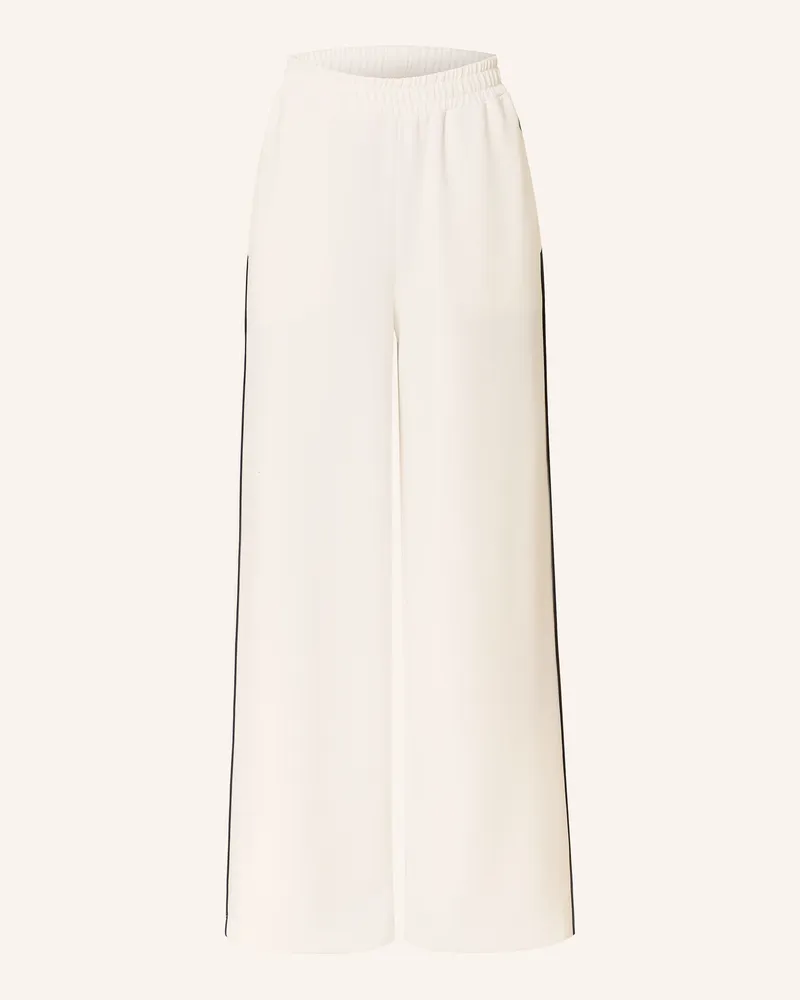 Rich&Royal Hose im Jogging-Stil mit Galonstreifen Weiss