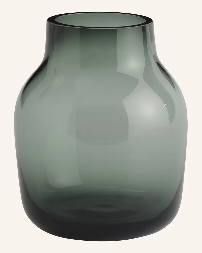 Muuto Vase Silent gruen Dunkelgrün
