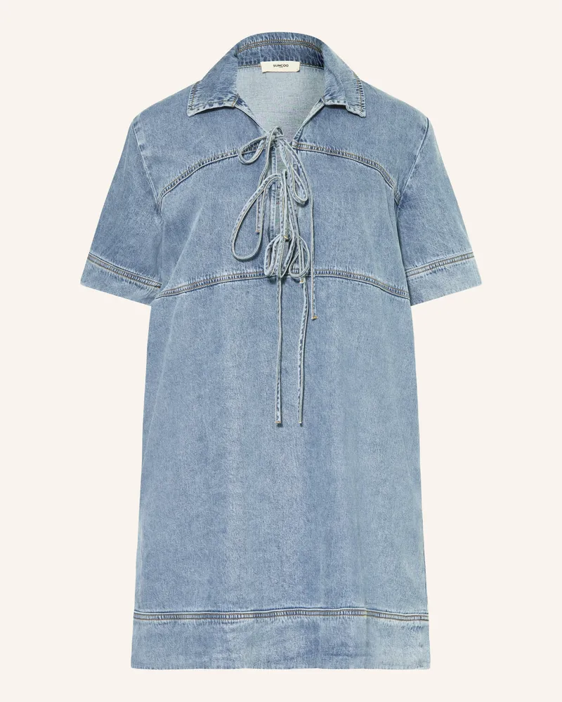 Suncoo Kleid Clever In Jeansoptik blau Blau