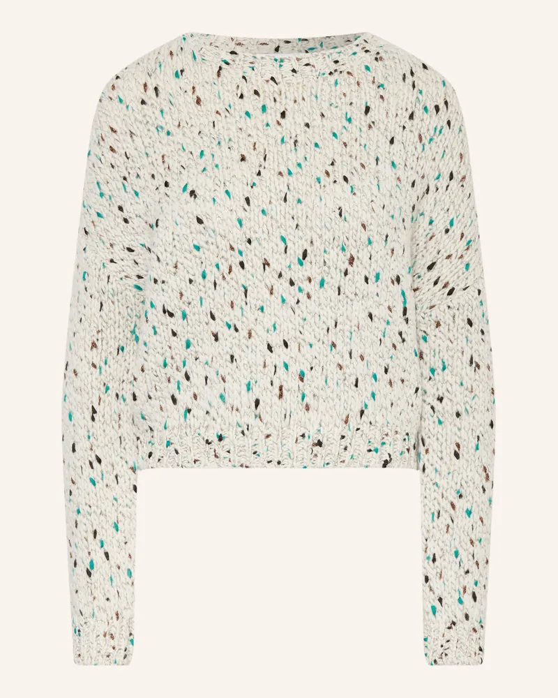Rich&Royal Pullover Mit Glitzergarn weiss Ecru