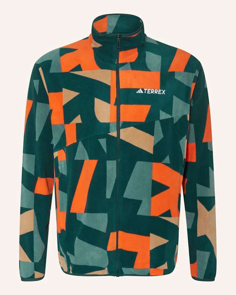adidas Fleecejacke TERREX MULTI PRINTED FULL ZIP Petrol