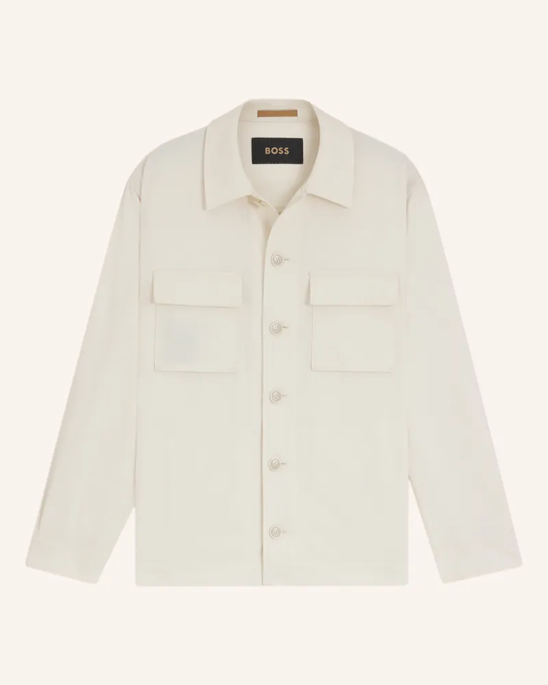 HUGO BOSS Blazer L-CORVIN-2PP-251 Relaxed Fit Weiss