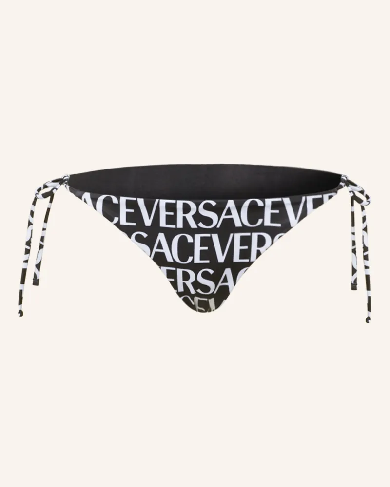 Versace Triangel-Bikini-Hose Schwarz