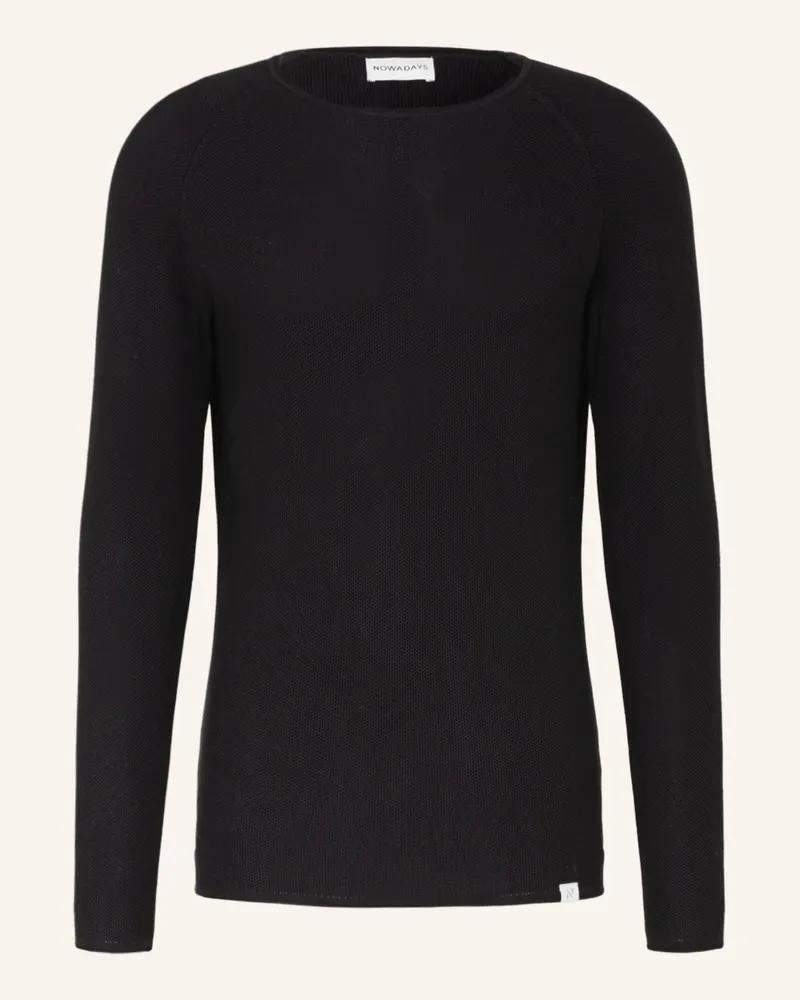 Nowadays Pullover grau Schwarz
