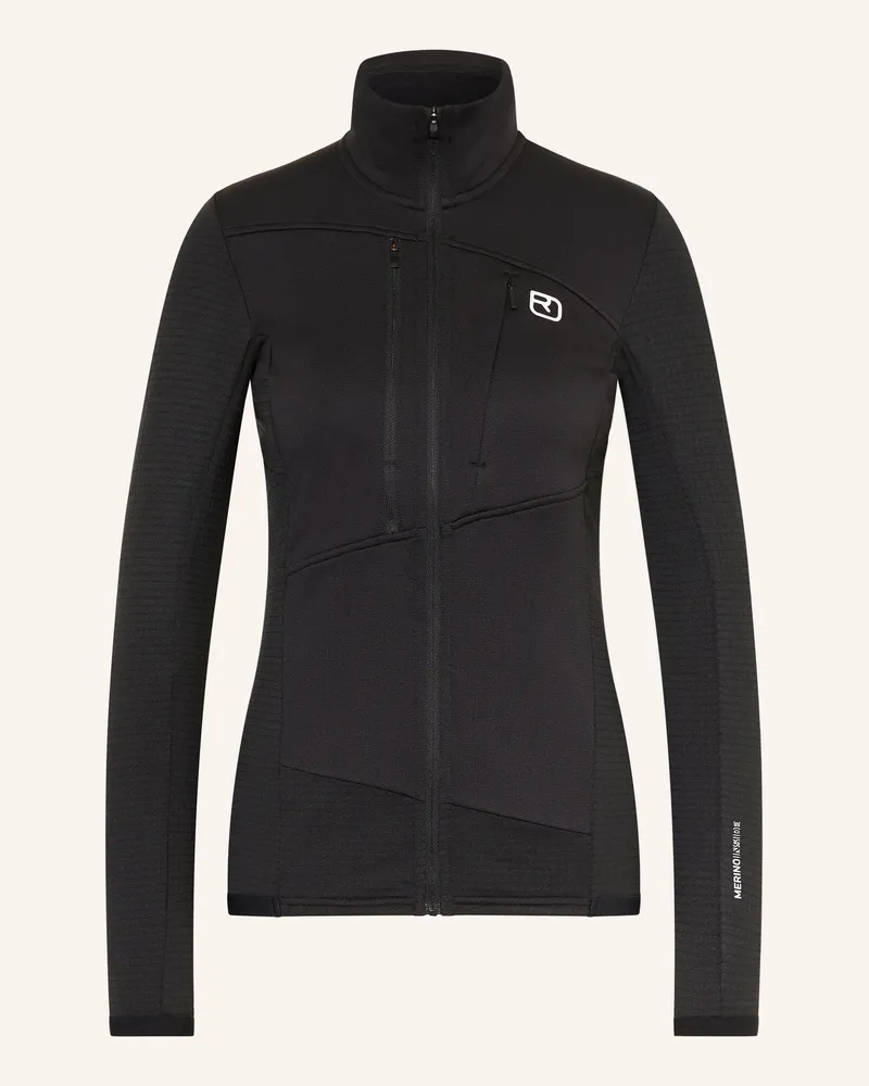 Ortovox Fleecejacke Fleece Grid schwarz Schwarz