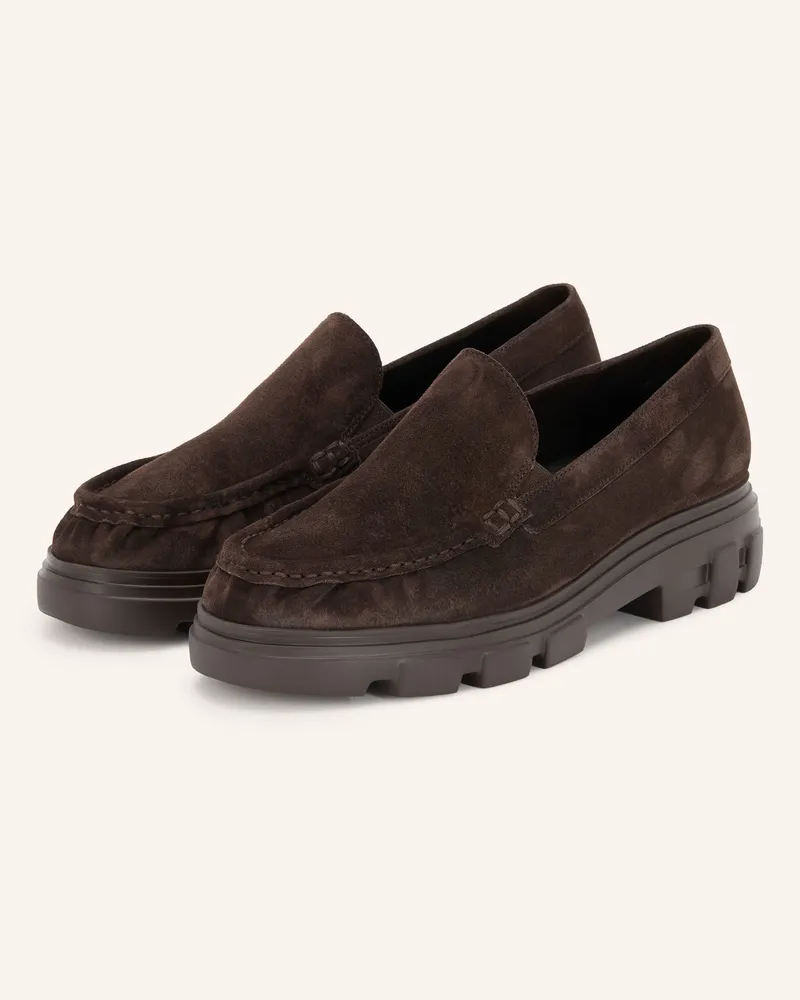 paul green Loafer braun Dunkelbraun