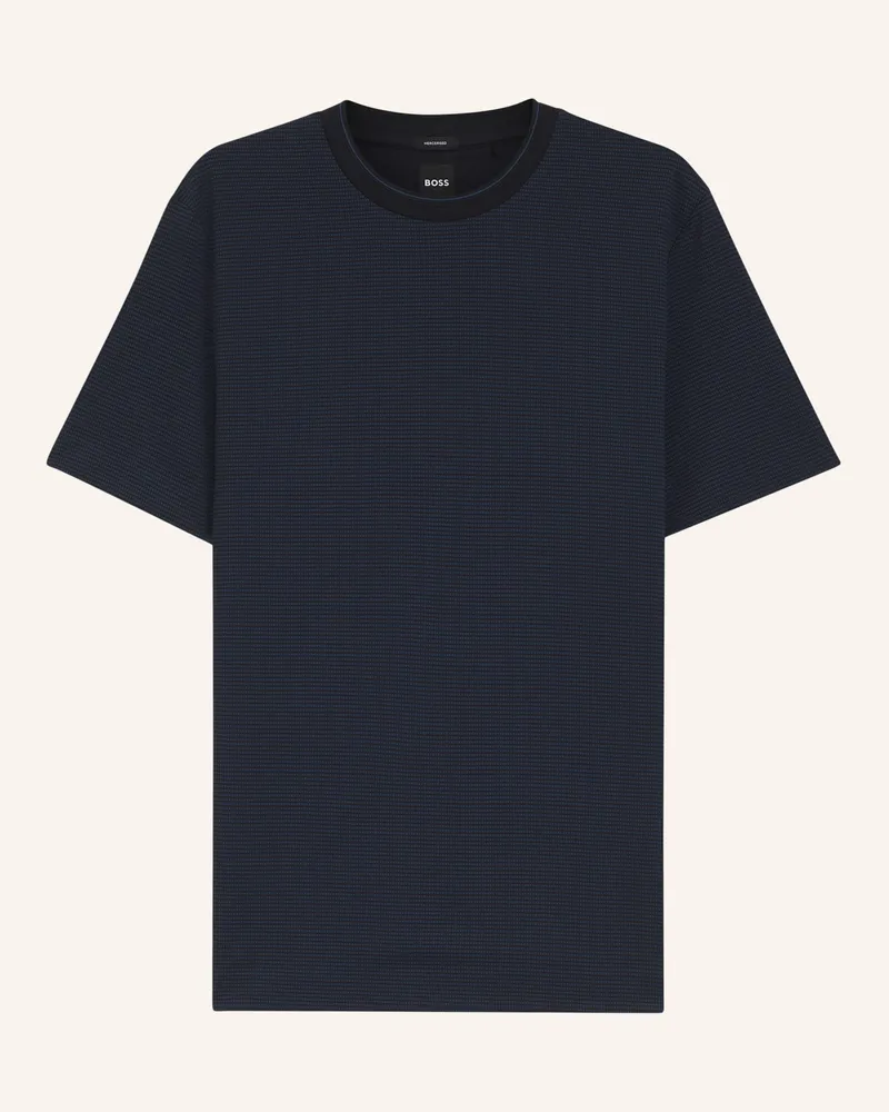 HUGO BOSS T-Shirt H-Thompson 242 Regular Fit blau Dunkelblau