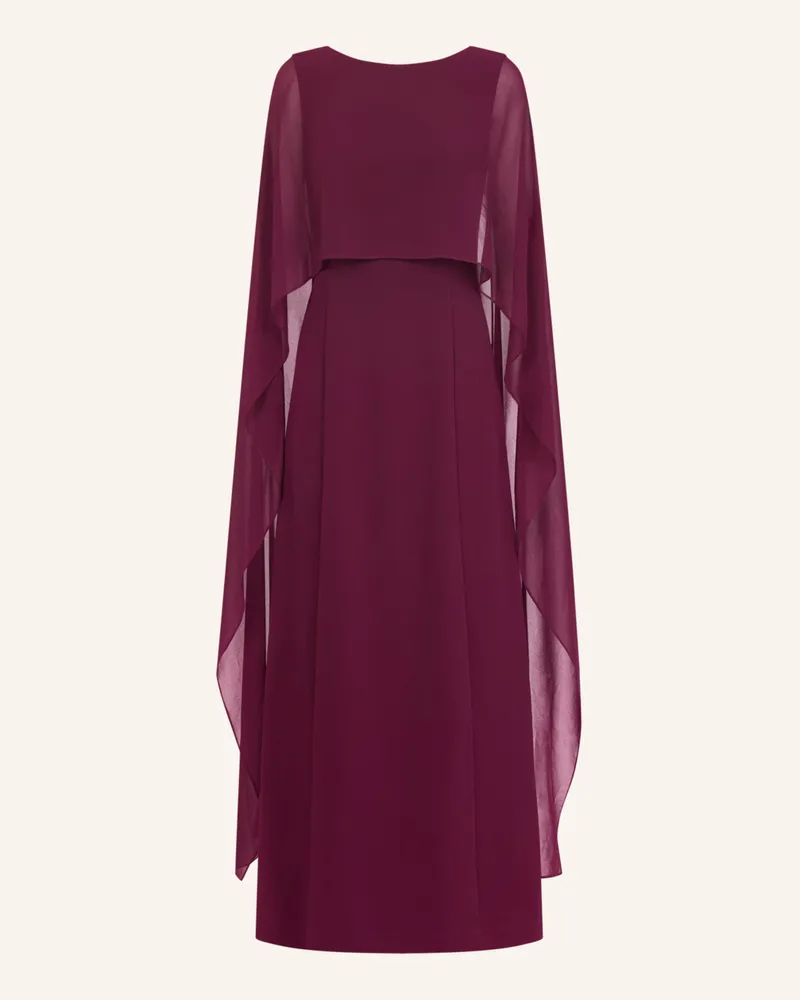 Apart Langes Kleid Mit Cape rot Rot