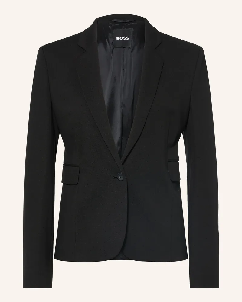 HUGO BOSS Jerseyblazer Jia schwarz Schwarz