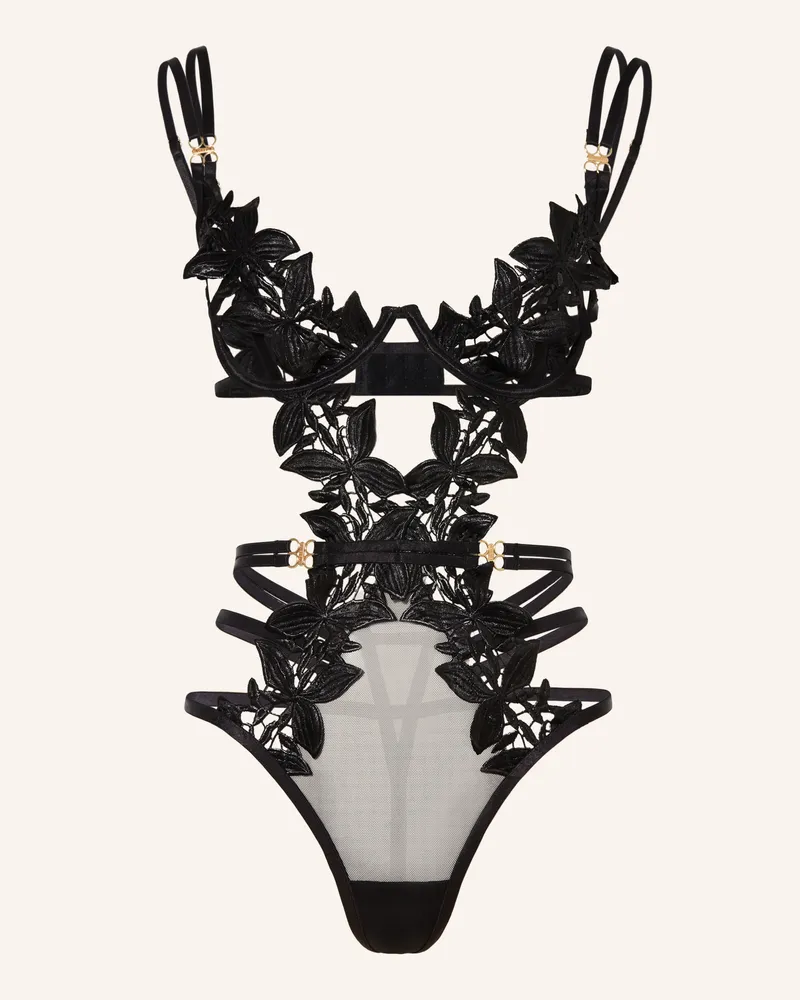 Bluebella Bügel-Body Ophelia schwarz Schwarz