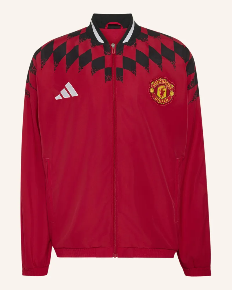 adidas Manchester United Stadium Trainingsjacke rot Rot