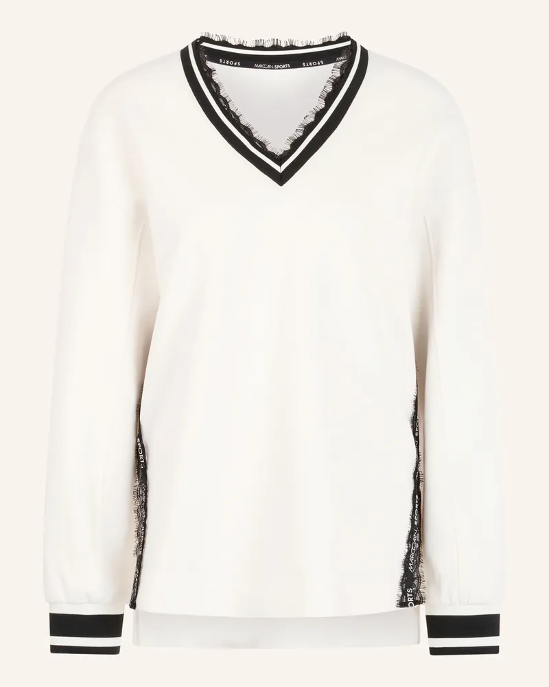 Marc Cain Sweat-Shirt weiss Weiss