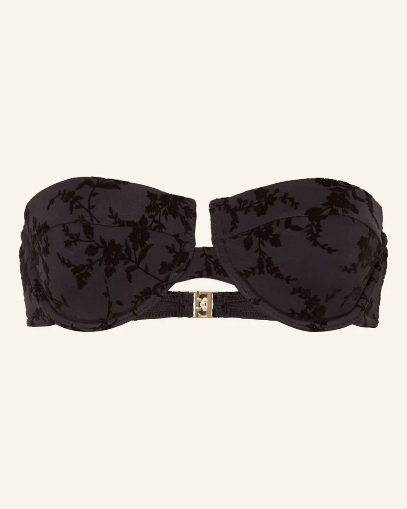Zimmermann Bandeau-Bikini-Top WYLIE Schwarz
