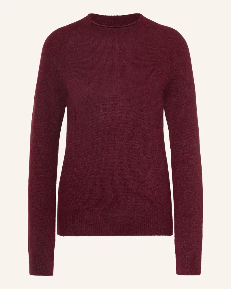 HUGO BOSS Pullover Fesperanasy Mit Alpaka rot Dunkelrot