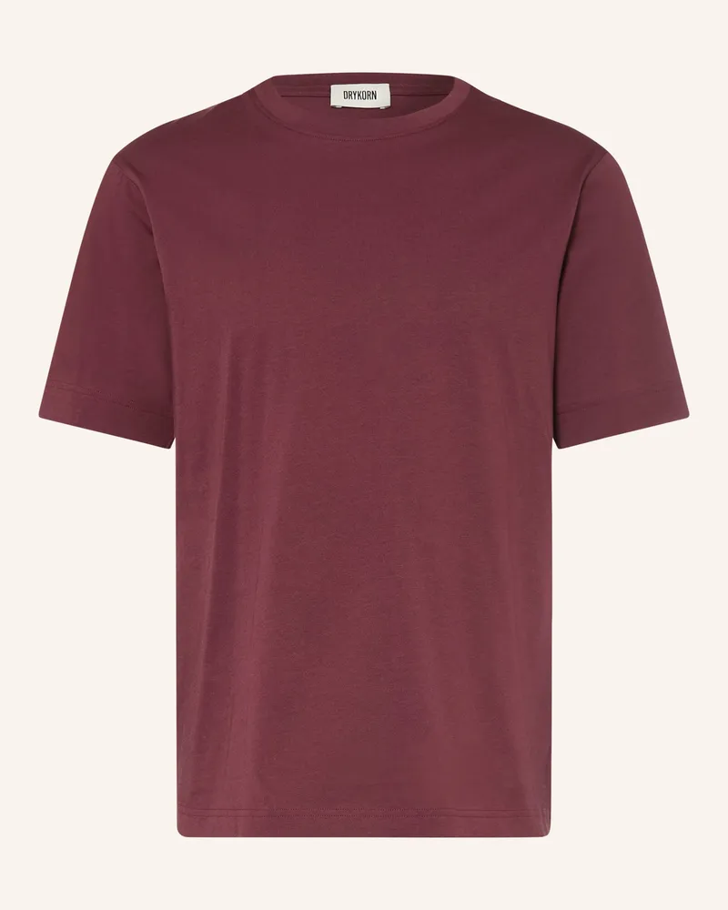 Drykorn T-Shirt Raphael rot Dunkelrot