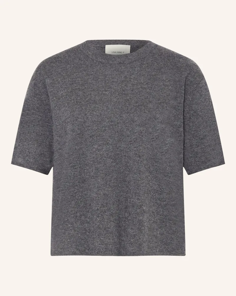 Lisa Yang Strickshirt Cila Aus Cashmere grau Grau