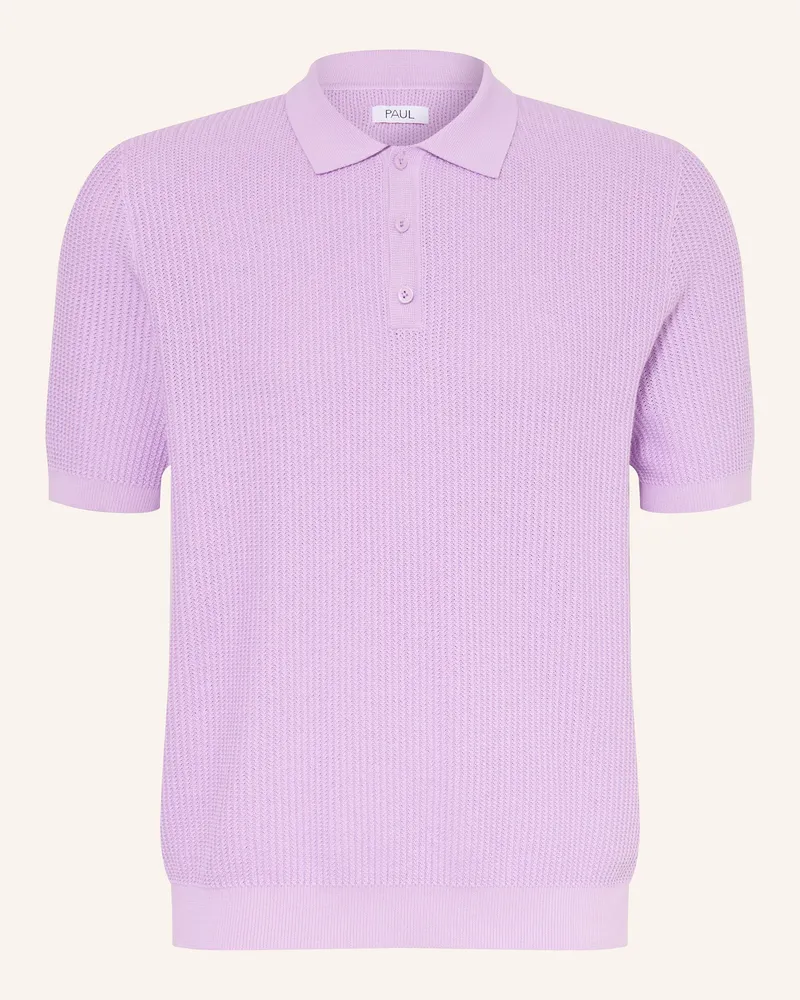 paul Strick-Poloshirt Helllila