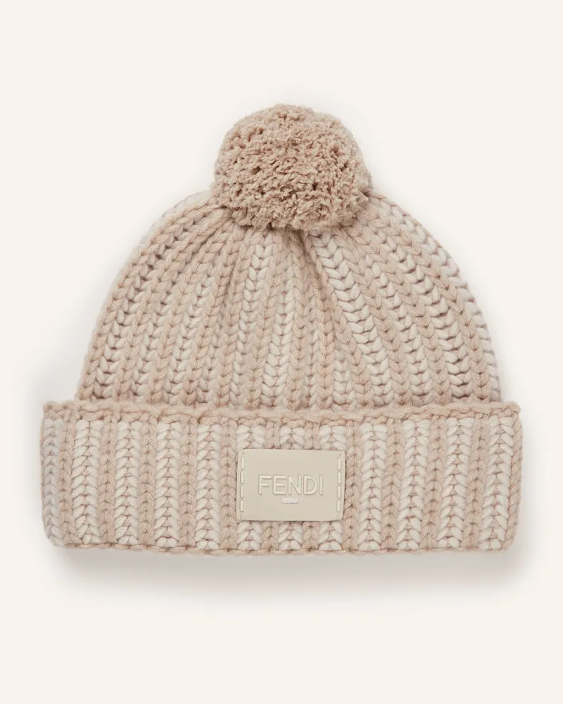 Fendi Mütze weiss Beige