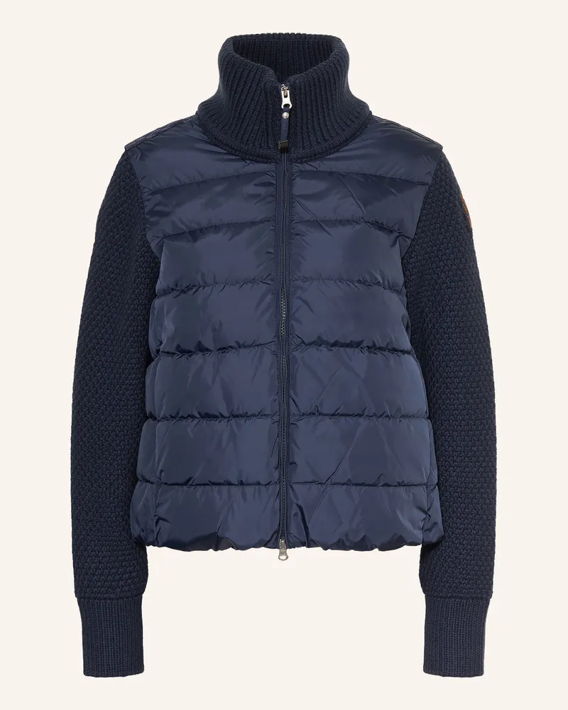 Parajumpers Daunenjacke Mooonie 2.0 Im Materialmix blau Dunkelblau
