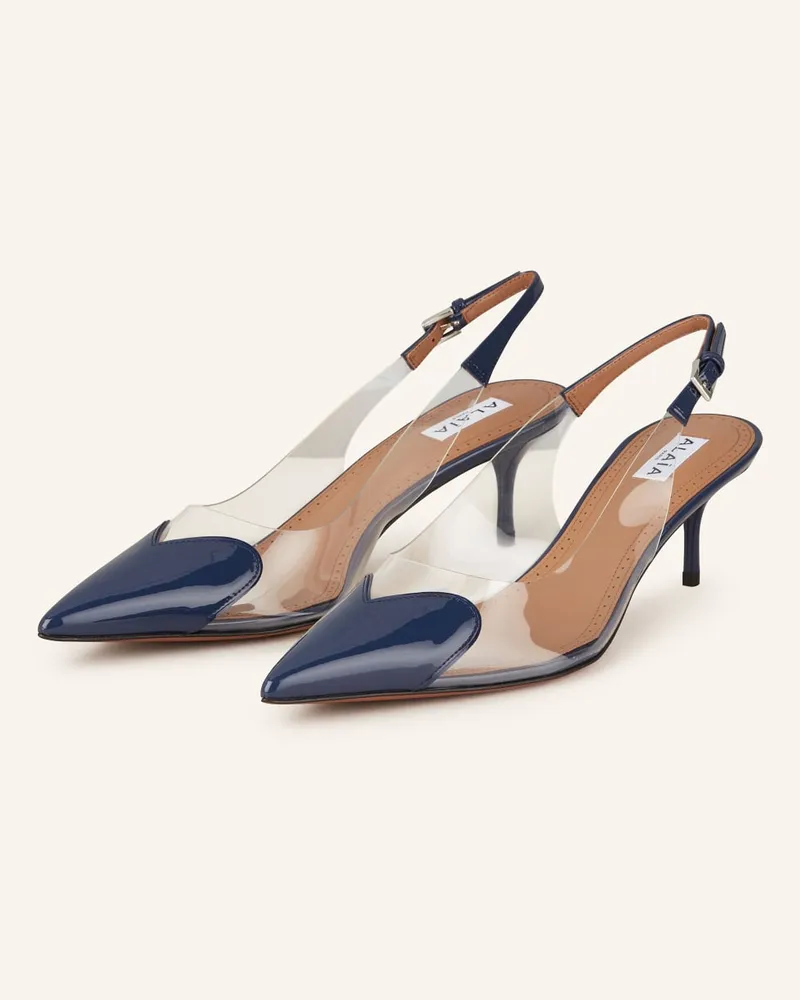 Alaïa Slingpumps LE COEUR - BLAU Blau