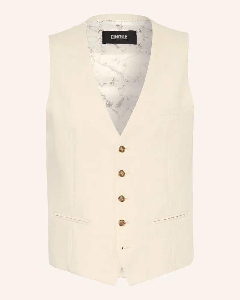 cinque Anzugweste Civitra Regular Fit weiss 23