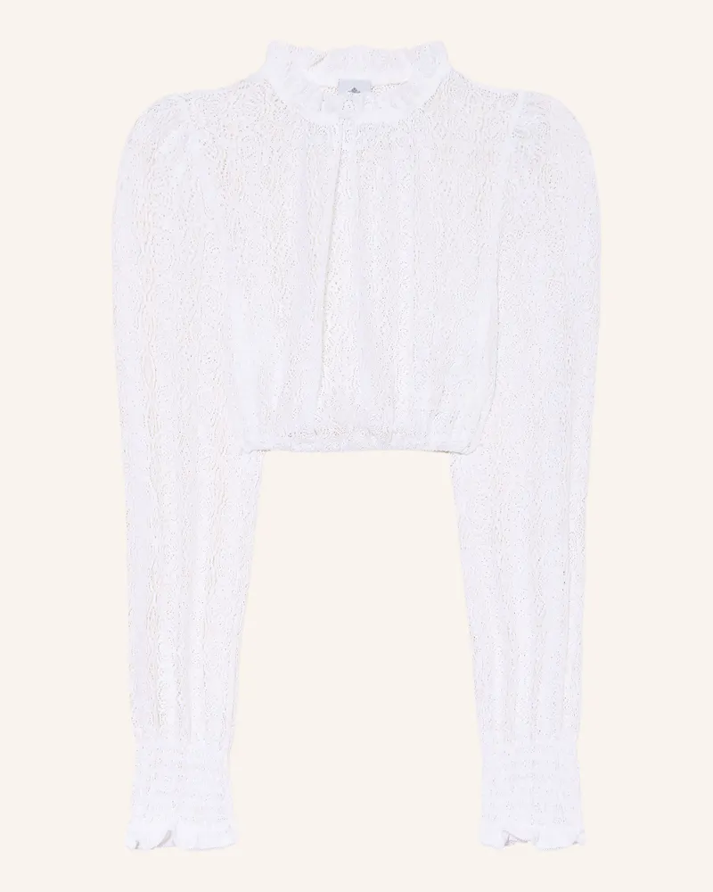 Hammerschmid Dirndlbluse Celina Aus Spitze weiss Weiss