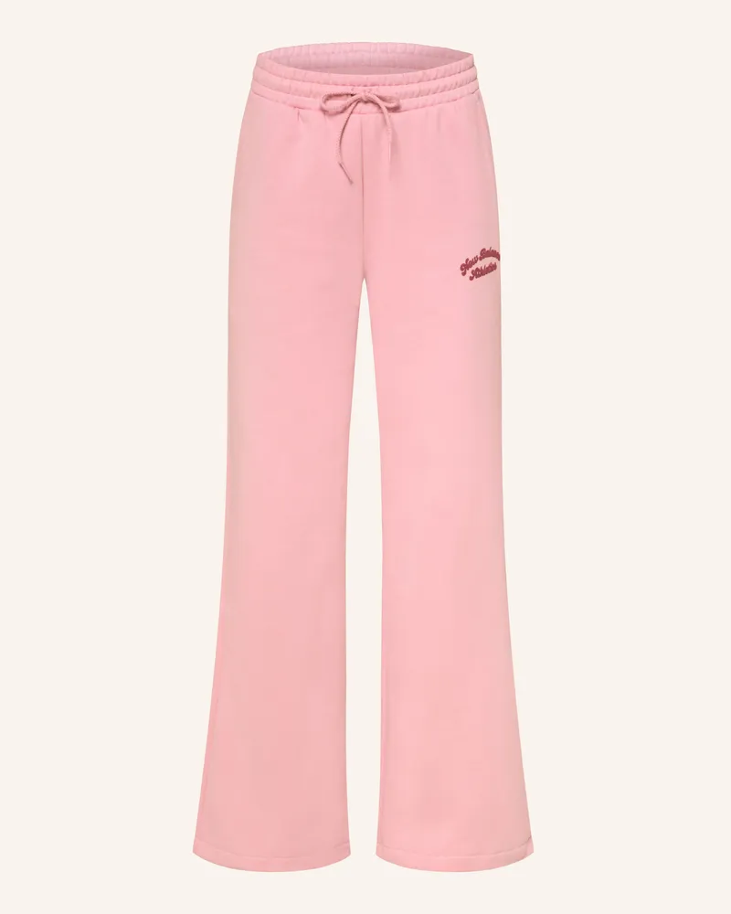 New Balance Sweatpants LINEAR HERITAGE FLEECE Rosa