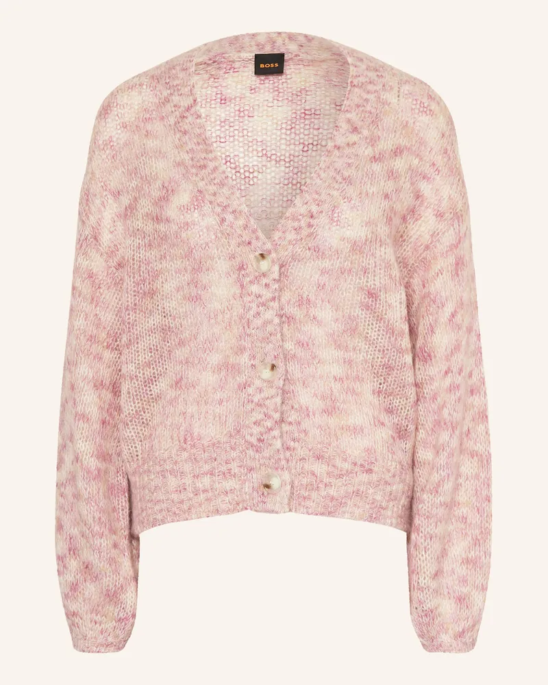 HUGO BOSS Strickjacke Flarona pink Pink