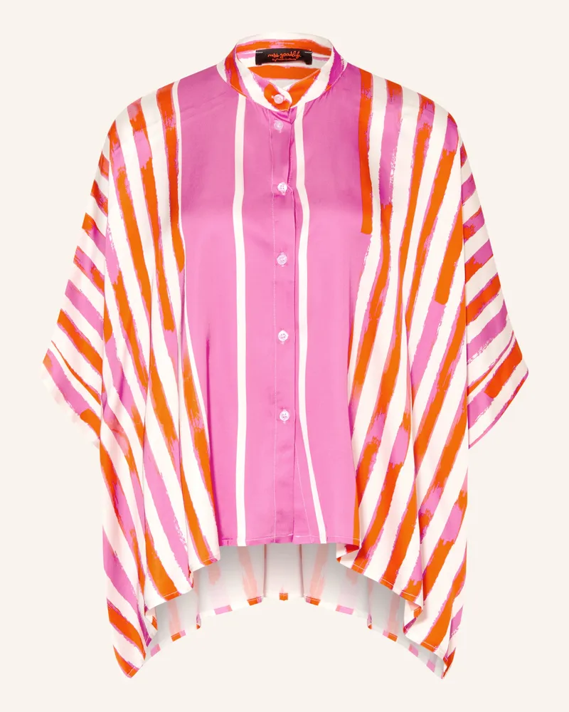 Miss Goodlife Satinbluse Pink