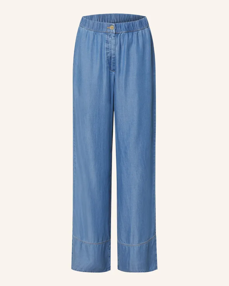 Marc O'Polo Hose in Jeansoptik Blau