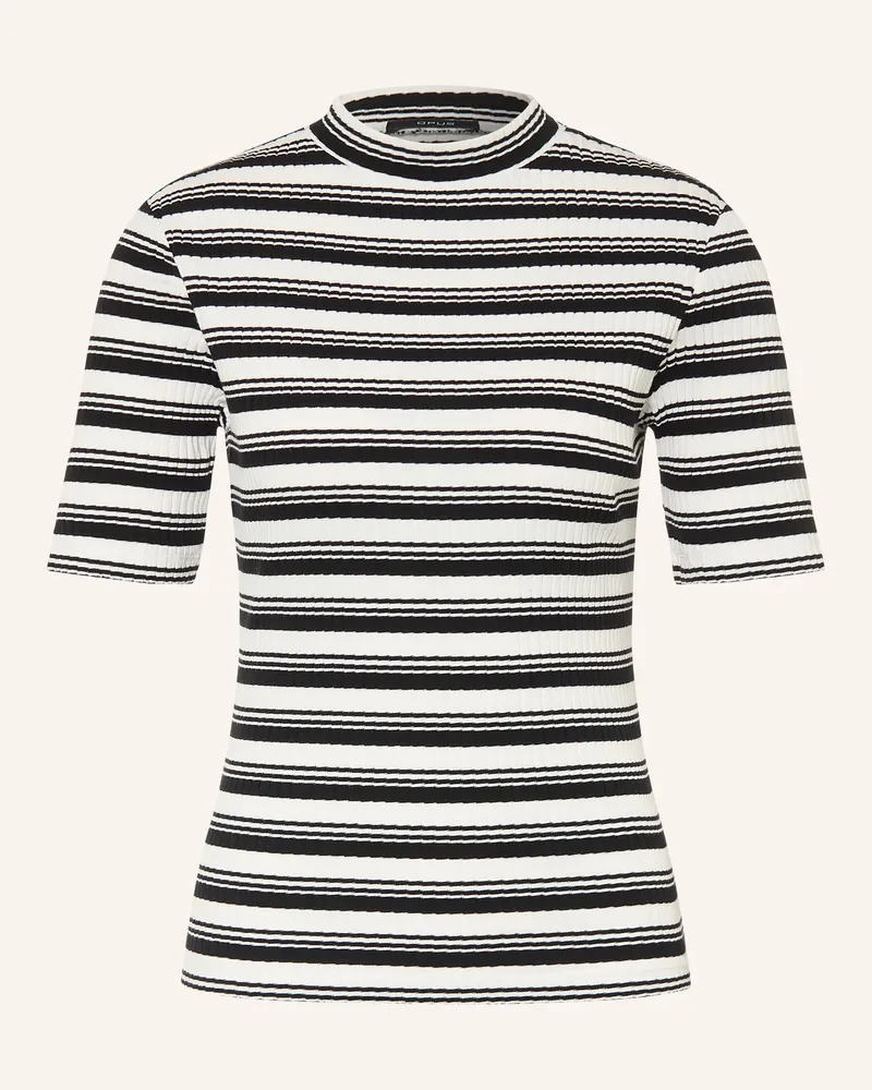 OPUS Strickshirt Sokira schwarz Schwarz