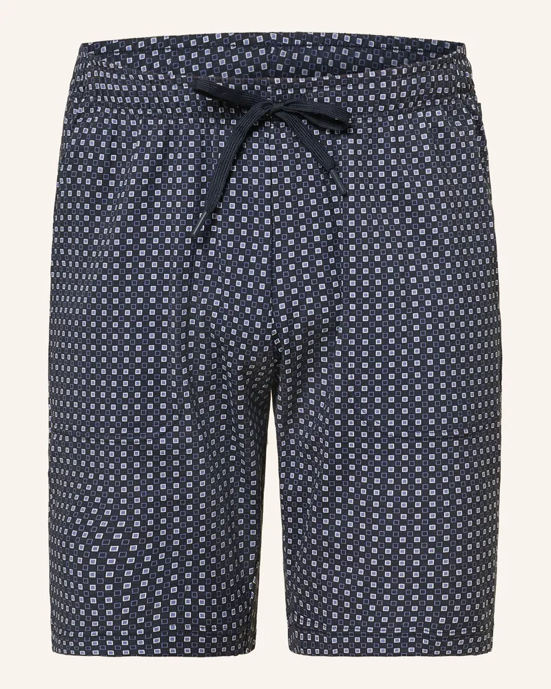 Calida Schlafshorts Remix Basic Sleep blau Dunkelblau