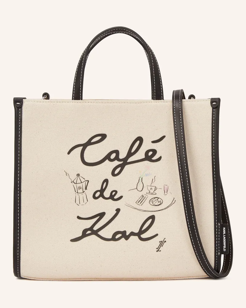 Karl Lagerfeld Karl Lagerfeld x Jorge Parra Shopper Beige