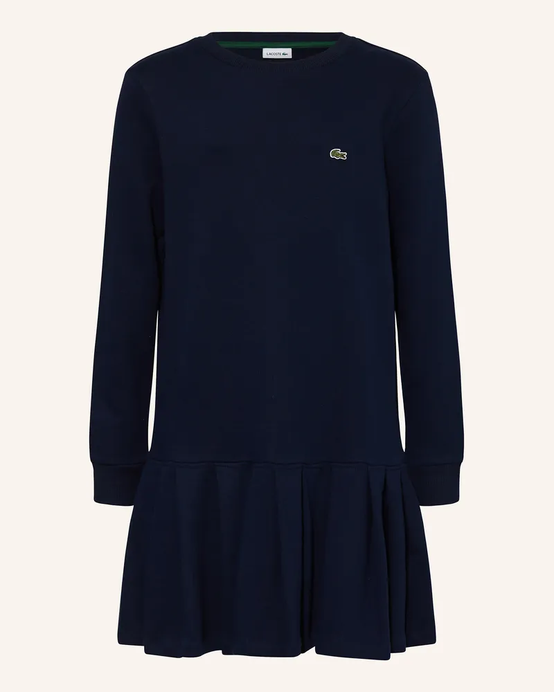 Lacoste Sweatkleid blau Dunkelblau