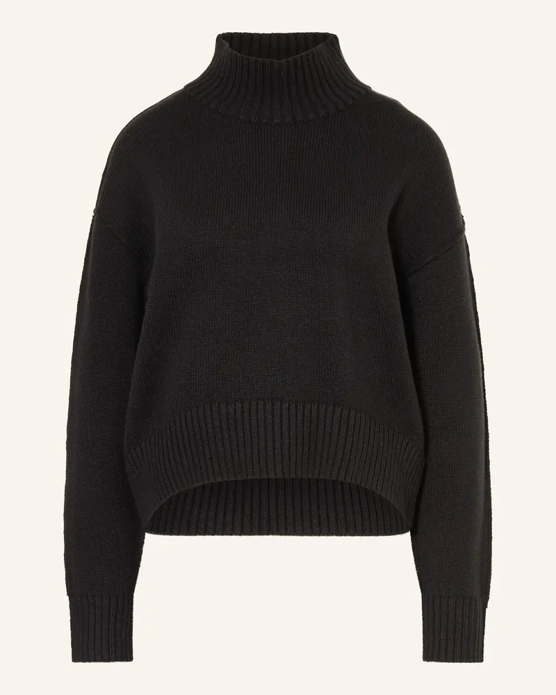 Oui  Pullover Schwarz