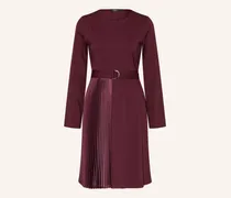 Kleid Alamo Mit Plissee rot