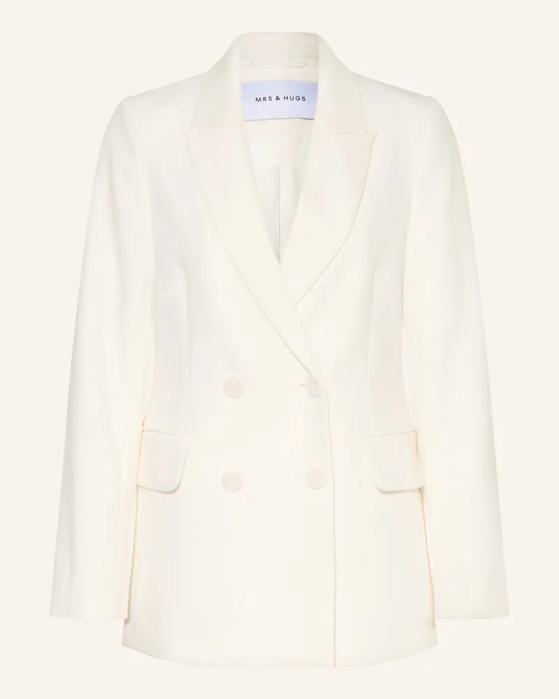 Mrs & HUGS Blazer weiss Ecru