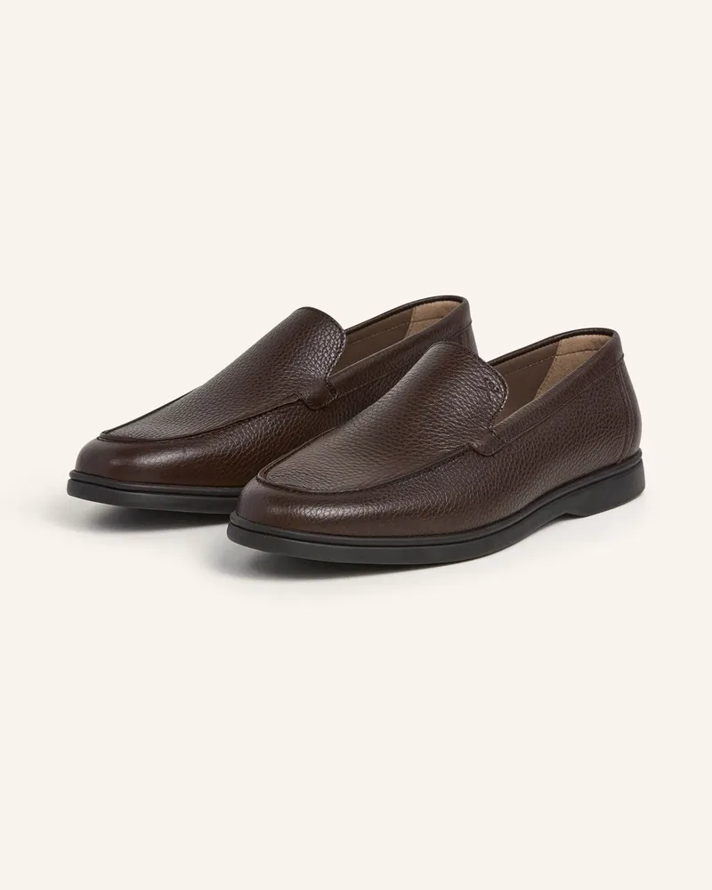 Hackett Loafer MARTIN PEBBLE Dunkelbraun