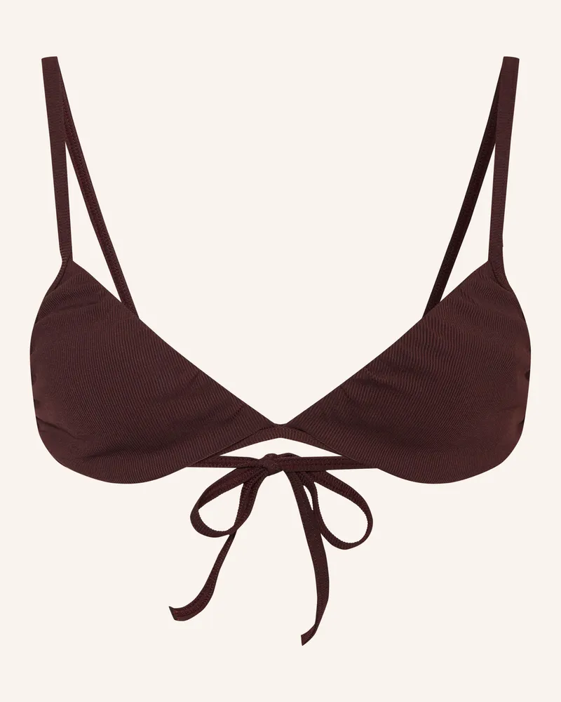 MYMARINI Triangel-Bikini-Top Triangle Top Apparel braun Dunkelbraun