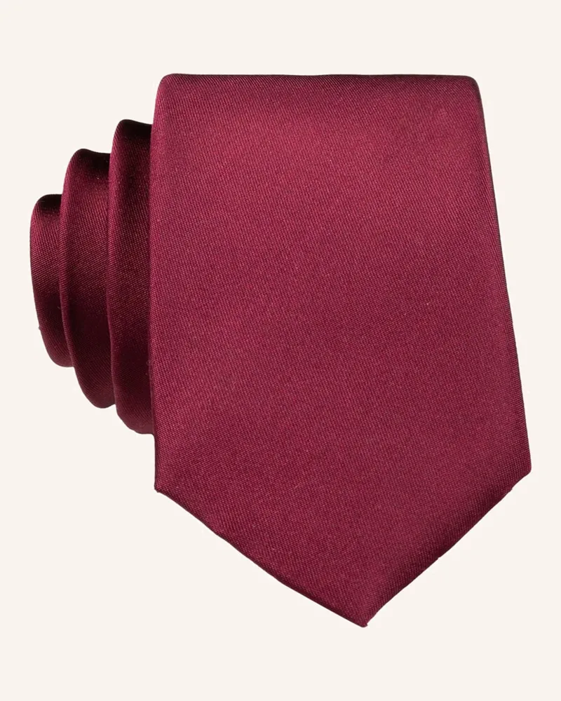 paul Krawatte rot Dunkelrot