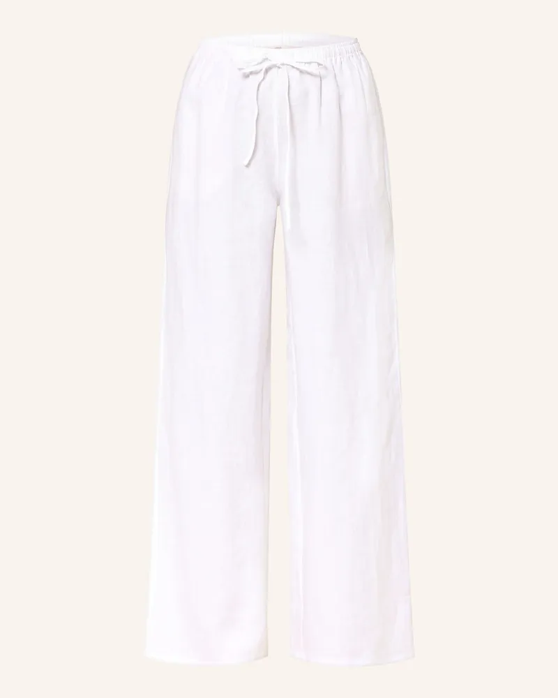 Lanius Marlenehose Aus Leinen weiss Weiss